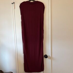 a new day Burgundy Maxi Dress